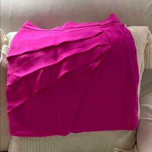 Naven Vibrant Pink Asymmetrical Skirt